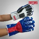 Knokkout Blue Wicket Keeping Gloves