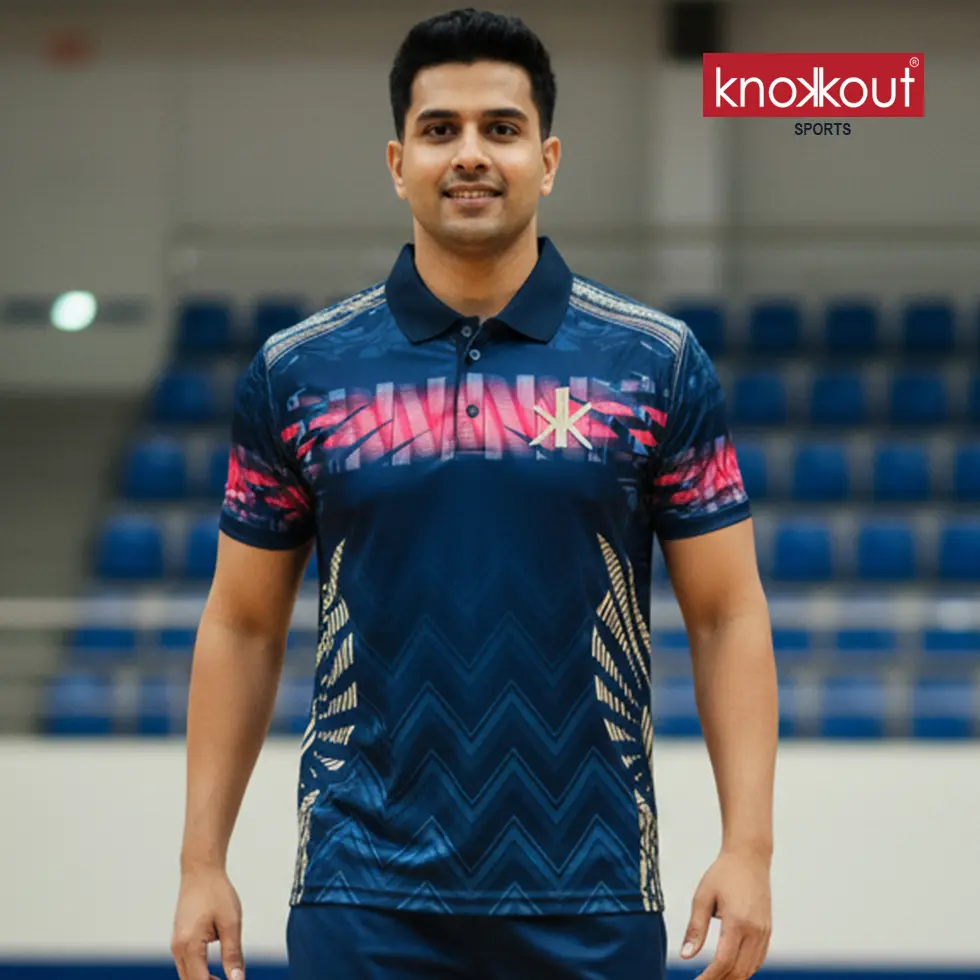 Knokkout Sports Gold Foil Print T-Shirt: Elevate Your Game